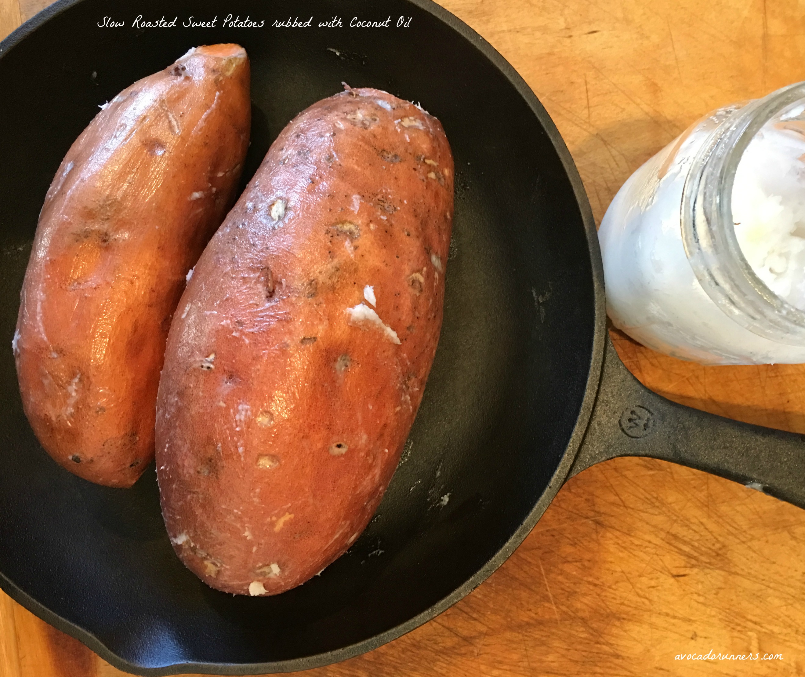 Slow Roasted Sweet Potatoes – Avocado Runners